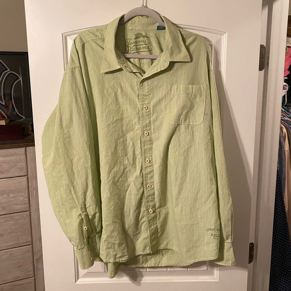 Tommy Bahama Long Sleeve Button Down XXL